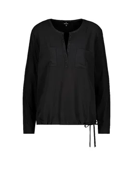 Monari Blusa-camicia nero 36 - monari - FashionsVida