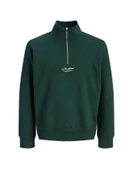 Troyer Sweater JJESOHO dunkelgrün M Herren