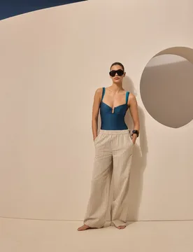 Bañador de mujer con detalle de anilla - Énfasis - FashionsVida