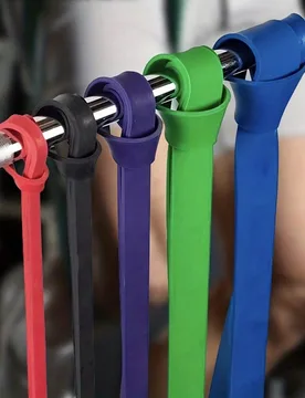 Juego de bandas elásticas, bandas de resistencia de material TPE, bandas de estiramiento largo de 3-5 niveles de fuerza, bandas de estiramiento ajust - Shein - FashionsVida