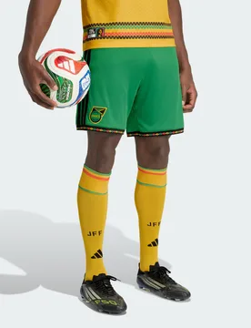 Short Home Giamaica 26 x Bob Marley M Vivid Green - Adidas - FashionsVida