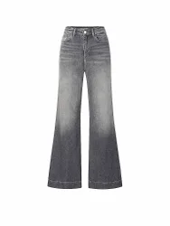 Jeans Wide Leg grau 30/L32 Damen