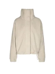 Chaqueta de invierno para mujer Najun 3 en 1 de forro polar tipo borreguito beige 38