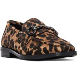 Mocasín de mujer de piel