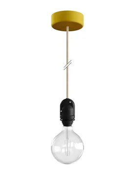 Cables Suspension Luminaire Eiva 1.5 M Mustard One Size - Creative - FashionsVida
