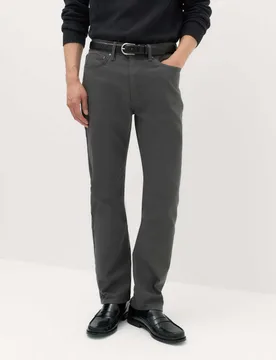 Straight Fit Stretch Jeans Dark Slate male - M&S - FashionsVida
