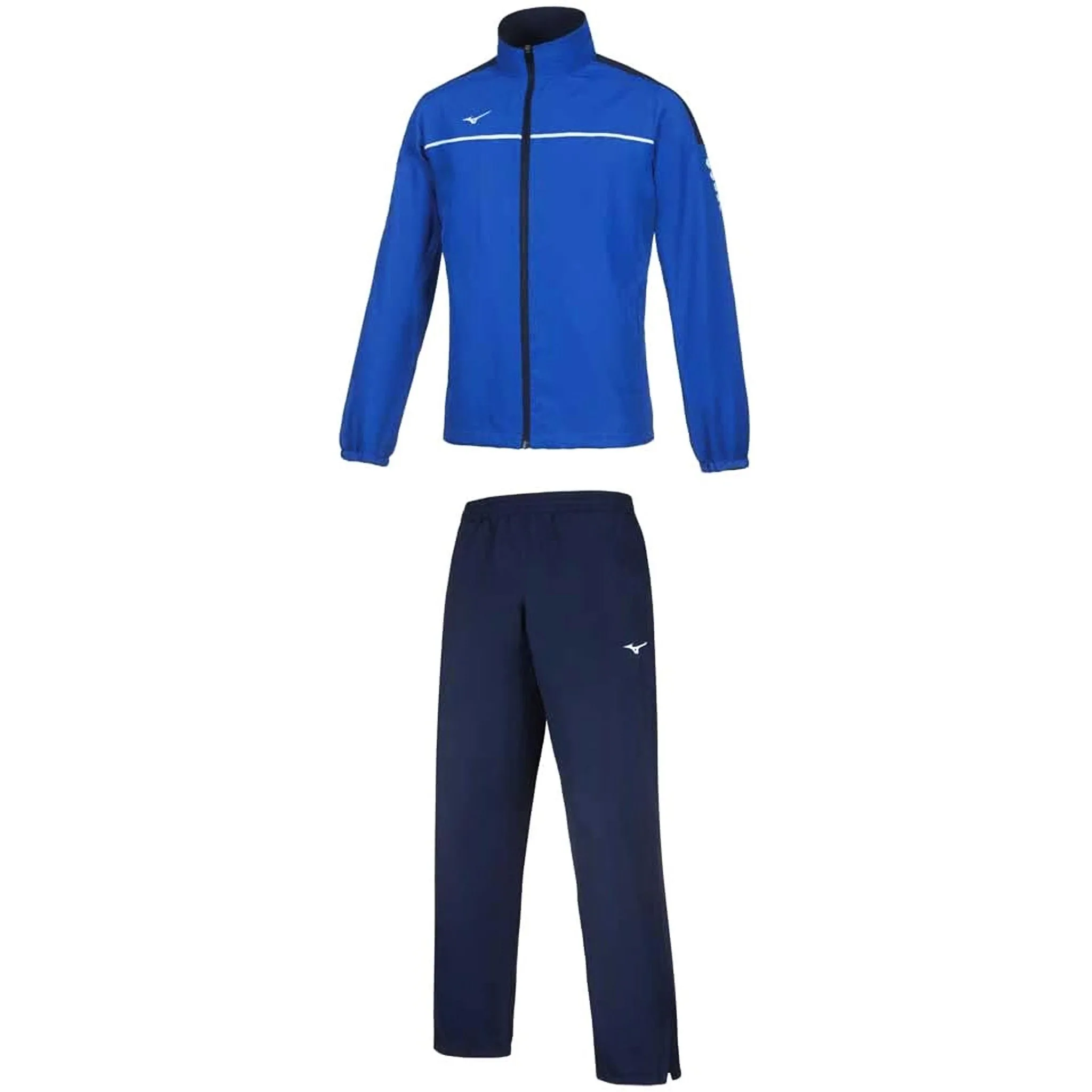 Team Tokyo Micro Womens Blue Tracksuit - Size Medium - Mizuno - FashionsVida