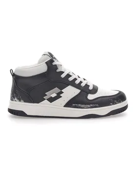 Sneakers Alte Rocket 1 Amf II Mid Bianche/Nere 38 - Lotto - FashionsVida