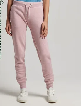 Superdry Damen Jogginghose mit Aufgesticktem Vintage-logo Pink - Größe: 42 - 69.99 - FashionsVida