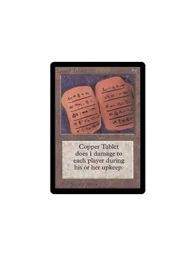 Copper Tablet Beta - Magic: The Gathering - FashionsVida