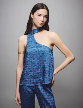 Top liso fluído de mujer - Green Coast - FashionsVida