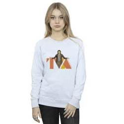 Women's Loki TVA Pose Sweatshirt in Grey Size: Small - Grey - Size: S