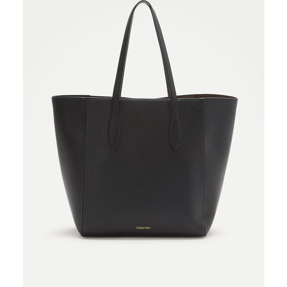 Bolso shopper reversible con funda en el interior - Tintoretto - FashionsVida