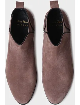 Botines de mujer de serraje con elásticos - Toni Pons - FashionsVida