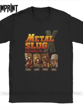 Humorous Metal Slug X T-Shirt for Men O Neck Cotton T Shirts Retro Classic Geo Gun Game Short Sleeve Tees Birthday Present Tops - Aliexpress - FashionsVida