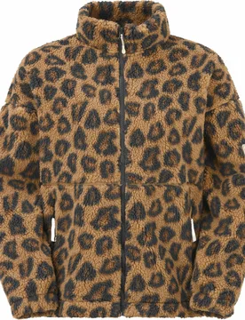 Polaire zippée à imprimé et col montant - Gypsi Zip Fleece Wild Spot Print - Taille M - Marron - Picture Organic Clothing - FashionsVida