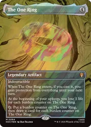 The One Ring (Borderless Art Surge Foil) The Hobbit Commander