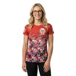 Chupa Chups Rock´n´roll Short Sleeve T-shirt Red M Women