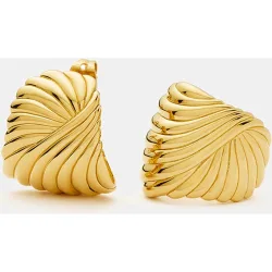 Pendientes Oversized Studs dorados