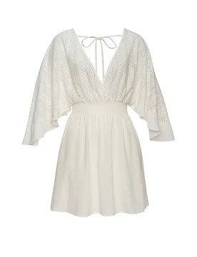 Robe de plage blanc 44 - Lascana - FashionsVida