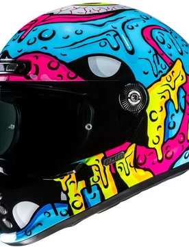 Casco Moto Integrale V10 SQUEEZE MC28 taglia 2XL - HJC - FashionsVida