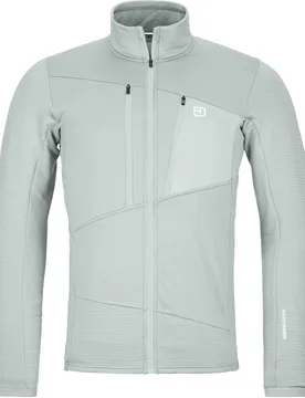 Polaire isolante et respirante - Fleece Grid Jacket M Grey Ice en Laine - Taille M - Gris - Ortovox - FashionsVida