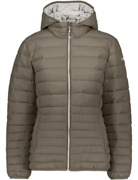 Woman zip hood jacket chaqueta outdoor mujer Verde (46) - CMP - FashionsVida