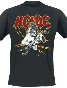 T-Shirt - Back in Black - S bis 4XL - für Männer - Größe M - schwarz - EMP exklusives Merchandise! - Männer - male - AC/DC - FashionsVida