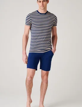Mens Bamboo Short Pyjama Set - British Boxers - FashionsVida