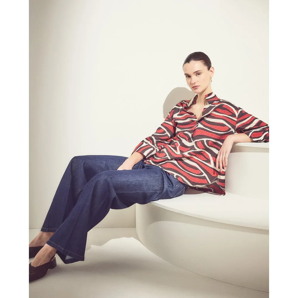 Top de mujer safari estampado hojas - Woman El Corte Inglés - FashionsVida
