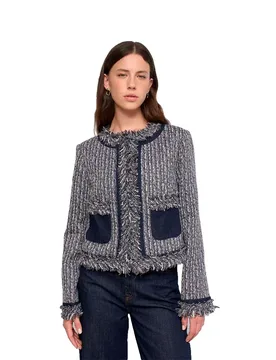 Veste 21011802 Dark Blue V1 XS - Salsa Jeans - FashionsVida