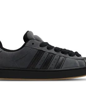 Superstar Men's Sneakers - Grey - Size 7.5 - Suede - Grey - Size: 7.5 - Adidas - FashionsVida