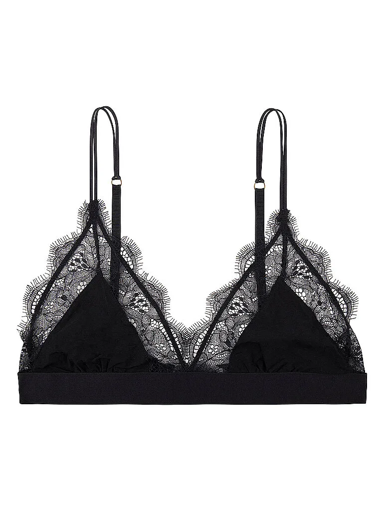 Soutien-gorge triangle Love Lace noir noir 70 C/D - Love stories - FashionsVida