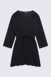 Womens Masha Kimono - Black - Black - Size: 10