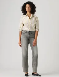 Taper Ankle Grazer Jeans Grey female