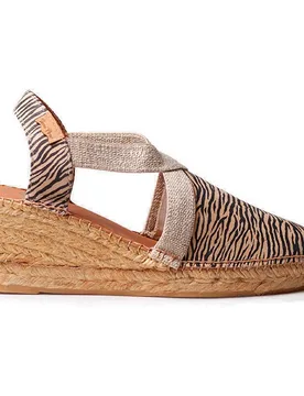 Espadrillas Con Zeppa Terra-zb Zebra EU 36 - Toni Pons - FashionsVida