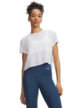 Maglietta A Maniche Corte Velociti White S - Under armour - FashionsVida