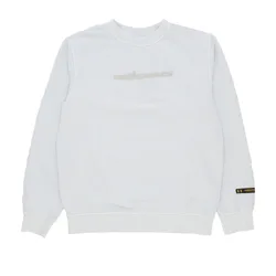 Felpa Girocollo Uomo Bar Crewneck Light Grey