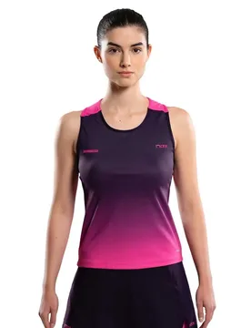 Pro Sleeveless T-shirt Blackberry Rose Degraded XS - Nox - FashionsVida