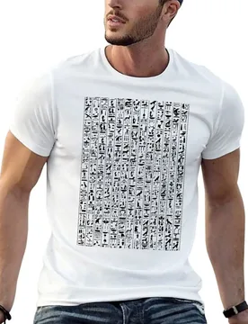 Hieroglyphics B&W T-Shirt Clothing custom shirt vintage t shirt men - Aliexpress - FashionsVida