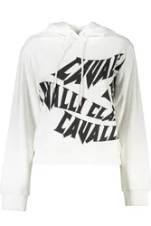 Womens Logo Hoodie Ca21198 - White Cotton - Size X-Large