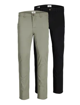 Pantalon Marco Dave Akm 2 Unités Black / Olive Green 36 - Jack & jones - FashionsVida