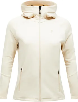 Polaire à séchage rapide - W Rider Essentials Zip Hoodie Sand Fog - Taille M - Kaki - Peak Performance - FashionsVida