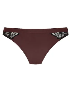 Slip POETRY DREAM hot maroon braun XS Damen - Mey - FashionsVida