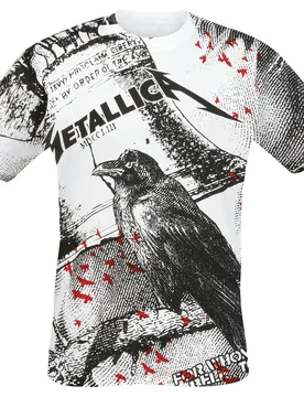 T-Shirt - Bell Tolls - S bis XXL - Größe XL - weiß - EMP exklusives Merchandise! - Unisex - unisex - Metallica - FashionsVida