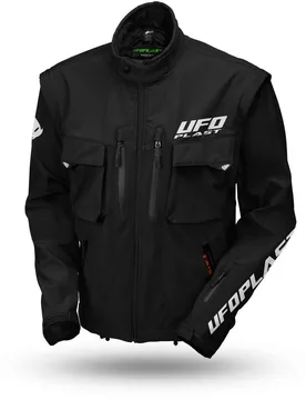 Giacca Moto Enduro TAIGA Nero - Protezioni Incluse taglia M - UFO - FashionsVida
