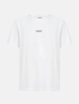 T-Shirt Us198 Jf0195u Du6-000 White Eu Xl Male - Dondup - FashionsVida