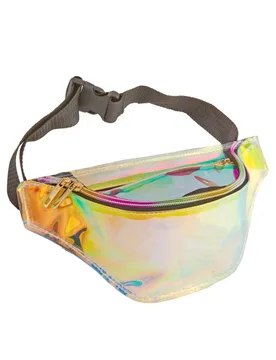 Schillernde 70er-Jahre Disco-Tasche für Erwachsene perlmuttfarben - Widmann - FashionsVida