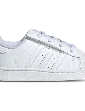 Superstar Baby Shoes - White - Size 9K - Leather - White - Size: 9K - Adidas - FashionsVida