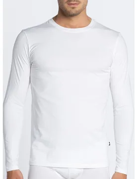 Punto - Camiseta de hombre de manga larga - Punto Blanco - FashionsVida